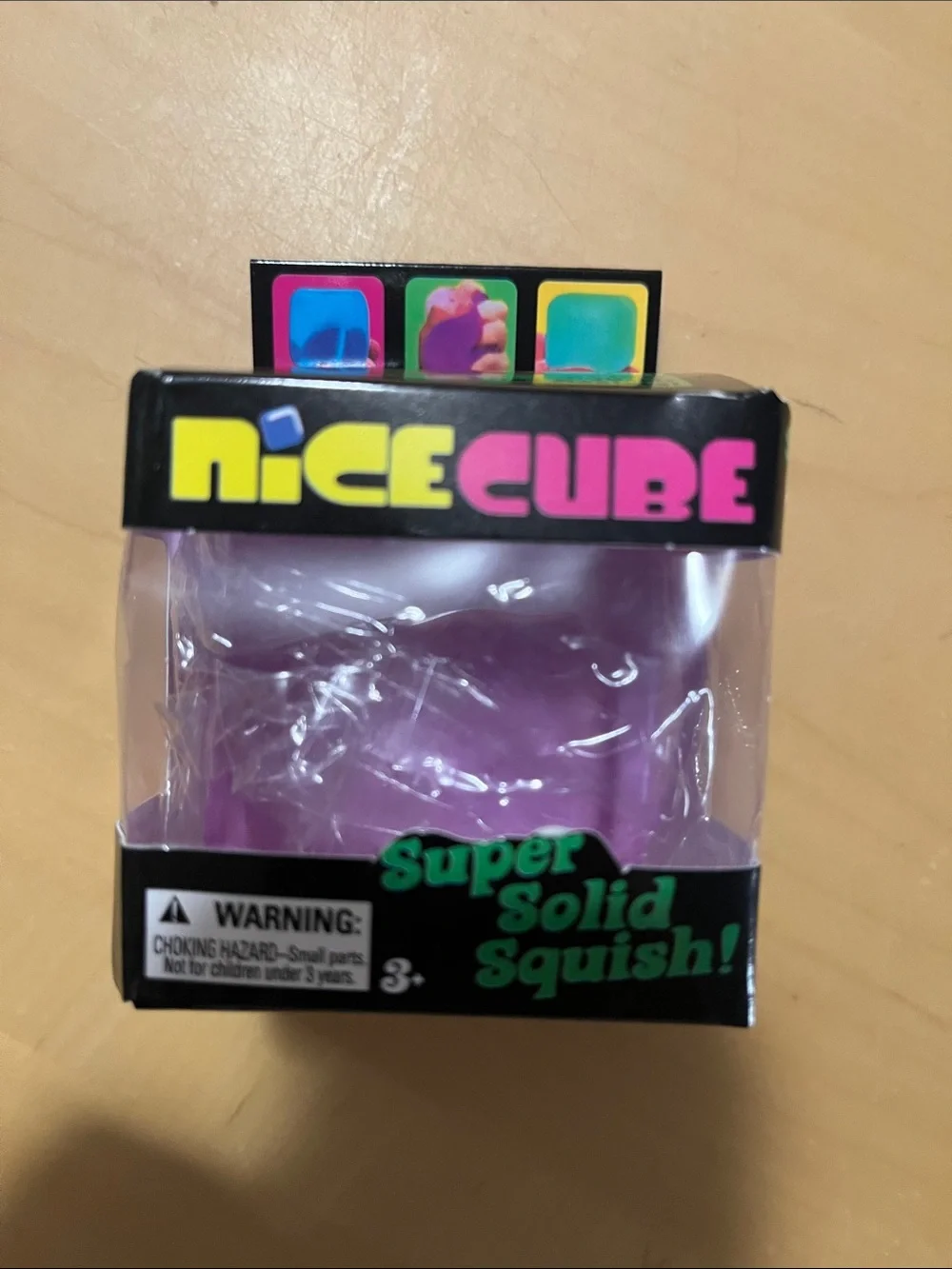 Nice Cube Super Solid Squish! Purple Squishy Toy